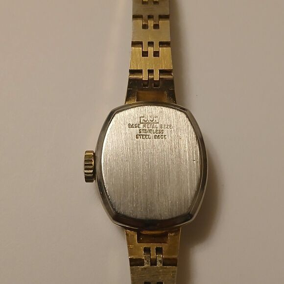 Vintage Jules Jurgensen Women\'s Gold Tone Mechanical Wristwatch France Est 1740 main image 7